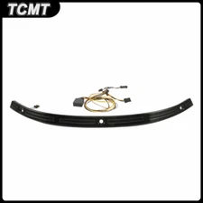 LED Windshield Trim Turn Signals Smoked FitFor Harley Street Electra Glide 14-Up