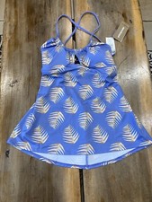 Camiseta Tankini Patagonia Glassy Dawn Palm Of My Heart Violeta Claro Talla Pequeña Nueva con Etiquetas