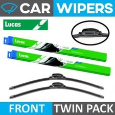 Lucas AIRFLEX 22" & 22" Retrofit Flat Windscreen Wiper Blades - Twin Pack