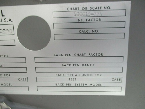 HONEYWELL CHART RECORDER Y455X21-(HA)-000-B11-2270 - Picture 4 of 5