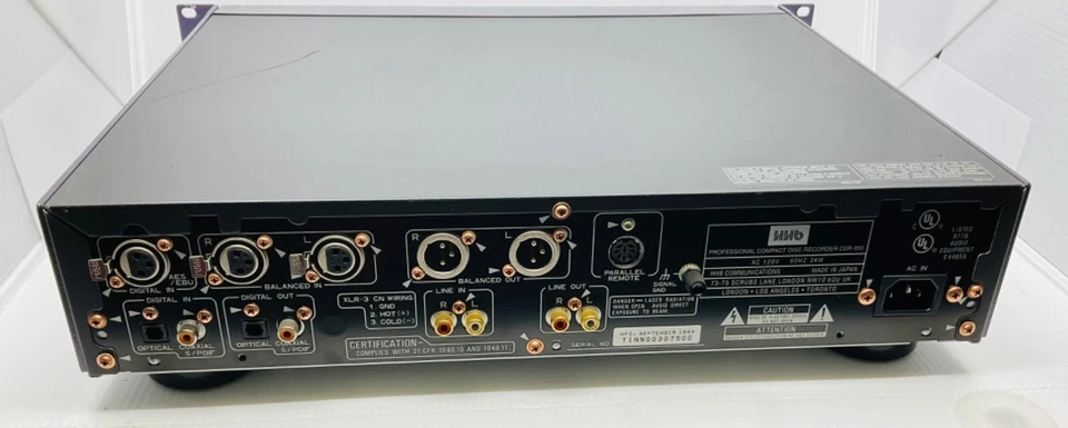 HHB CDR-850 Pro Compact Disc Recorder - Image 2 of 2