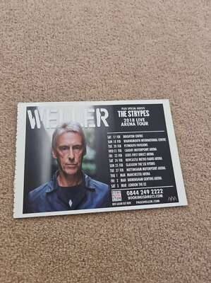 TNEWM116 WERBUNG 5X8 PAUL WELLER: 2018 LIVE ARENA TOUR - FEB/MAR