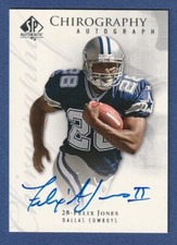 FELIX JONES 2008 SP Authentic AUTO Chirography CH-FJ Cowboys Signed Rookie Card!. rookie card picture
