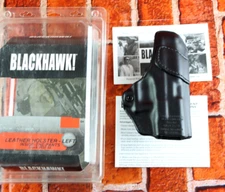 Blackhawk Leather Inside Pants Holster LH Size 04 For Glock 26/27/33 Italy