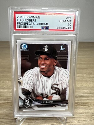 その他 2018 bowman luis robert psa10 PSA 10 LUIS ROBERT 2018 BOWMAN CHROME PROSPECTS RC ROOKIE