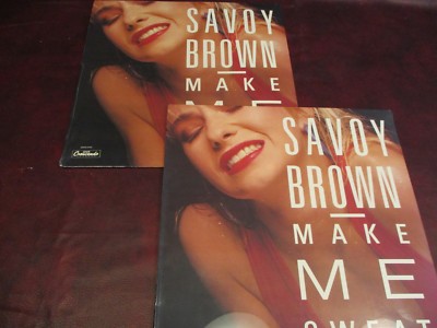 SAVOY BROWN MAKE ME SWEAT CRESCENDO RECORDS GNPS-2193 1988 LP PLAY 1 BACK UP 1 