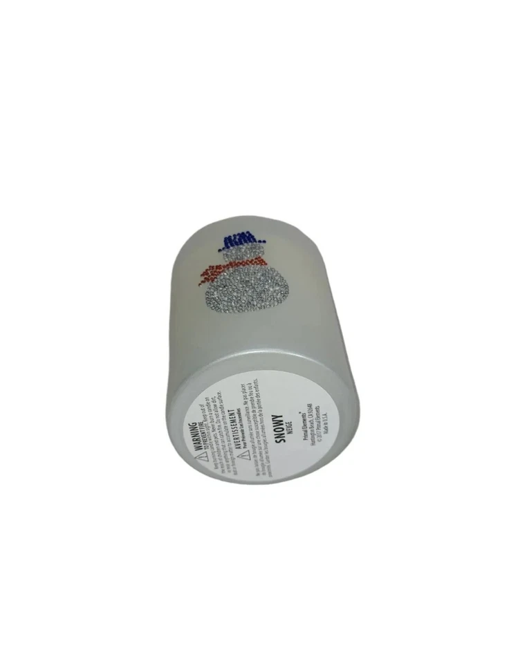 Primal Elements Icon Candle-Snowy 9 oz White Glass Frosty Citrus & Lily Open Box - Image 4 of 4