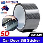 <!--F#f_0-->3m 5D Car Door Sill Bumper Protector Edge Sticker Carbon Fiber DIY Scuff Plate<!--F/-->