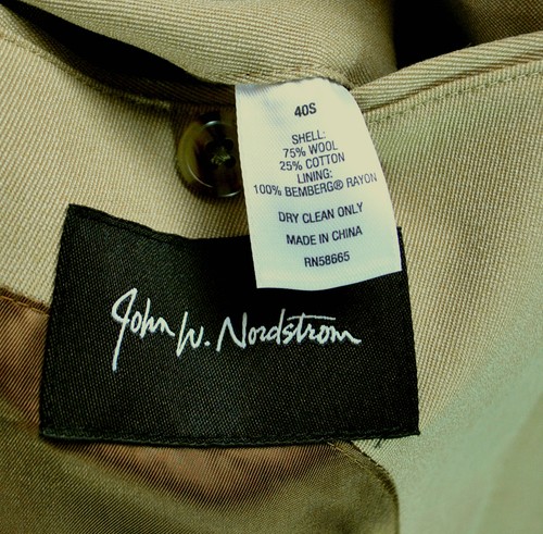 Loro Piana Storm System x Nordstrom Impermeable 40 Short Med Overcoat Khaki Tan - Imagen 9 de 9