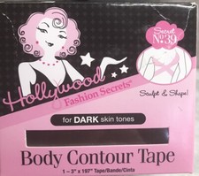 Breast Contour Tape, Self-Adhesive Disposables For Dark Skin Tones Open Box