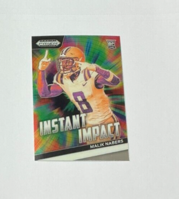 2024 Panini Prizm Draft Picks INSTANT IMPACT MALIK NABERS GIANTS