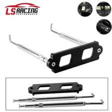 Black Battery Tie Down Kit Hold Down Rod With Tray Hooks For Honda Civic Integra
