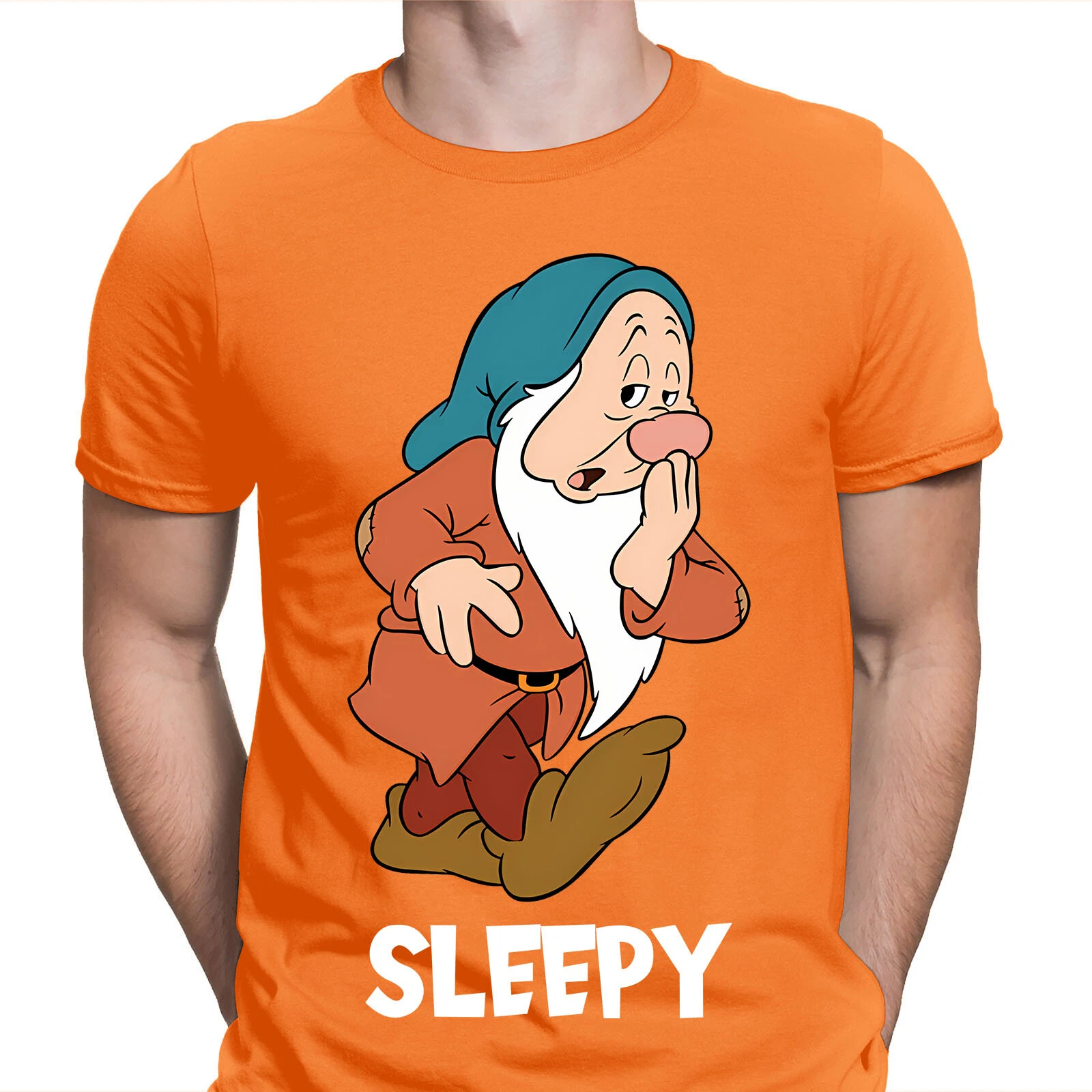 Seven Dwarfs Snow White Happy Bashful Dopey T-Shirt for Men