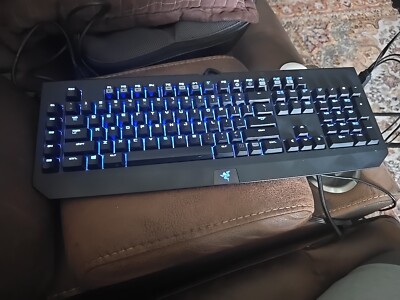 Razer BlackWidow Wired Gaming Mechanical Green Switch Keyboard Keyboard - Black