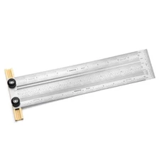 80025 12 Inch Precision Marking T Rule Stainless Steel Woodworking T Square R...