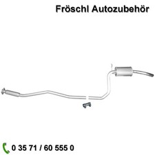 Vorschalldämpfer Auspuff Mitte für Ford Fiesta 1.0 - 95 a*