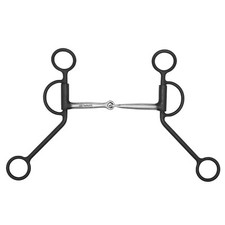 ARGENTINE SNAFFLE Single Jointed Mouth Horse Bit