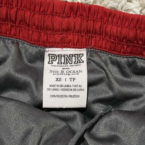 Victoria's Secret Pink Cincinnati Reds Shorts Red Grey XS 5th and Ocean Nice! - Picture 4 of 4