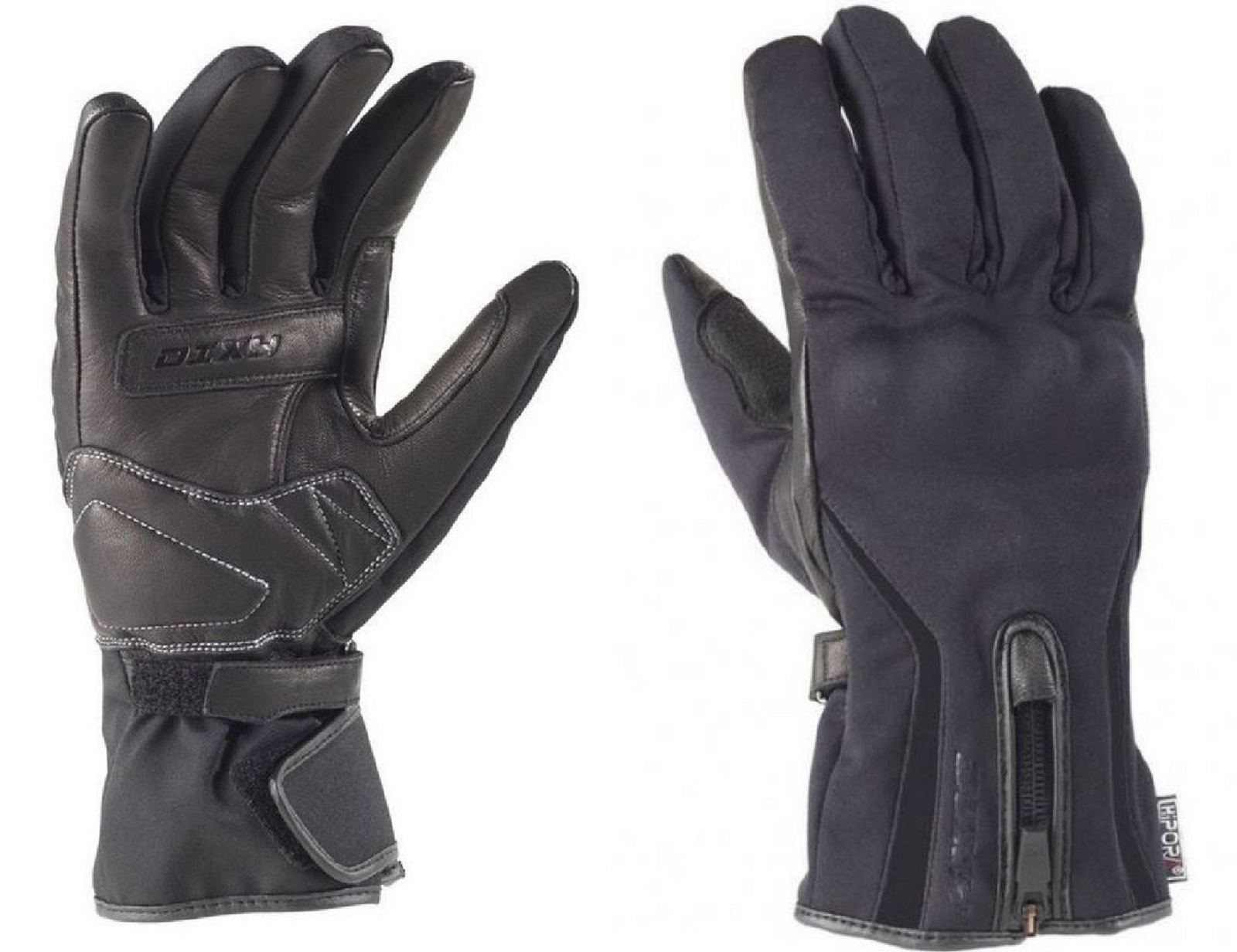 Gants moto homme mi-saison cuir noir DIXY Rainbow taille 13 roadster