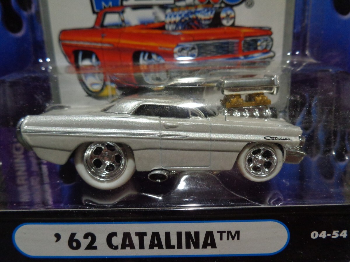 1962 PONTIAC CATALINA WHITE TIRE LTD ED MUSCLE MACHINES 1/64 | eBay