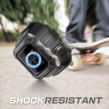 SUPCASE for Apple Watch 9/8/7/6/SE/5/4 iWatch Smart Watch Strap Bands BLACK