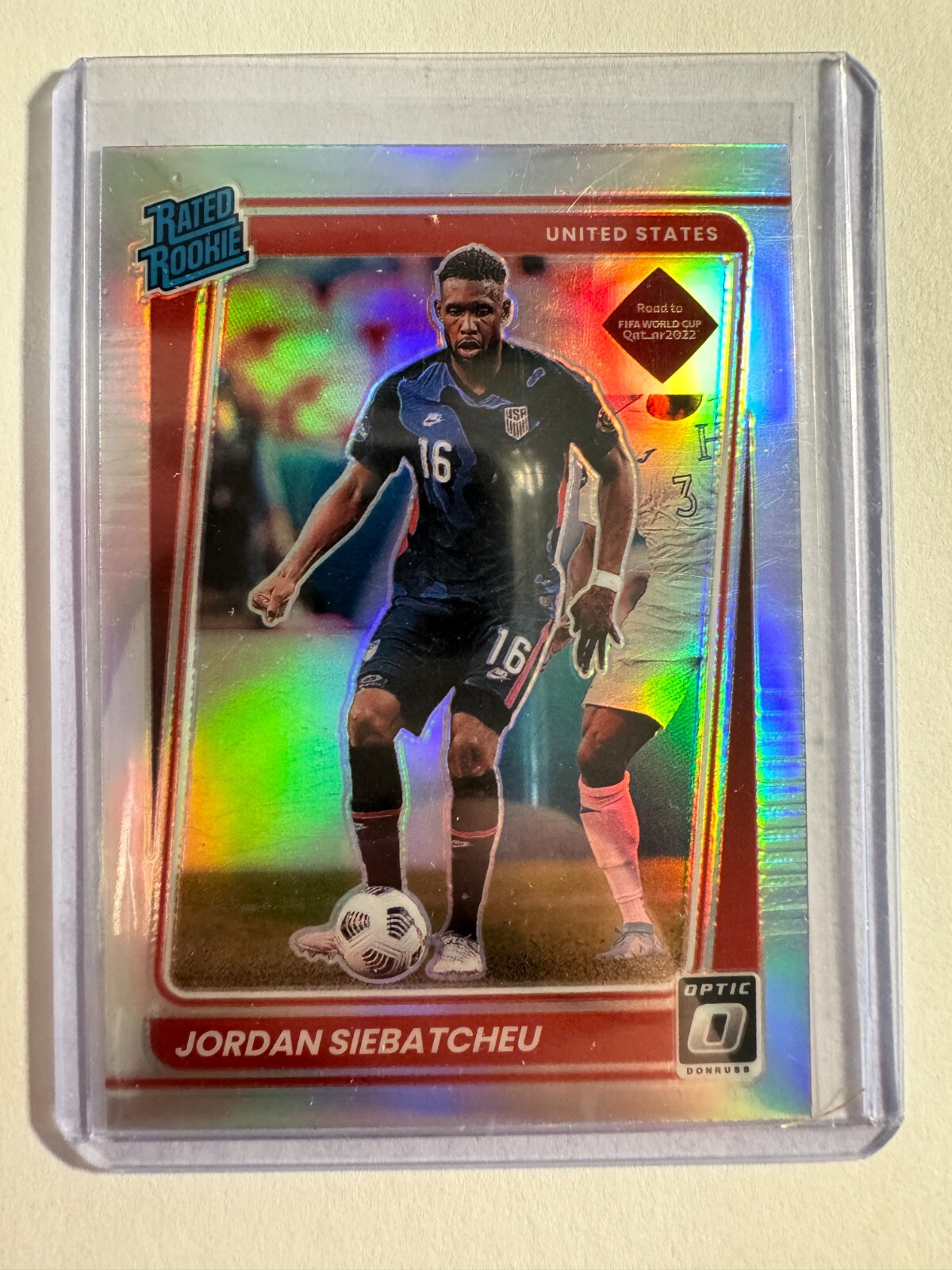 K183,244 - 2021-22 Donruss Optic Holo #194 Jordan Siebatcheu RR