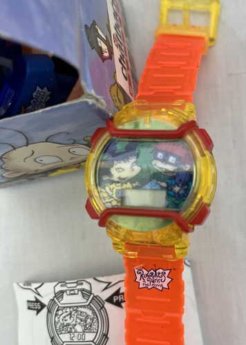 3 Vintage Rugrats In Paris Burger King Chatback Watches NEW - Picture 6 of 10