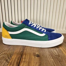 VANS Old Skool Yacht Club Mens Size 10.5 Multi Color Suede Skater Sneakers Shoes