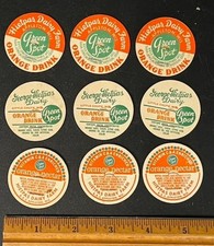Hietpas Dairy Appletonlittle Chute Wi Milk Bottle Caps Green Spot Orange Drink