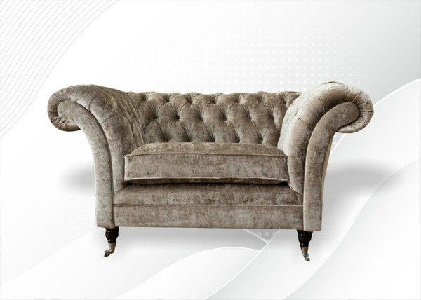 Chesterfield Sessel Nerz Textil Stoff Kreative MöBel Neu Wohnzimmer Modern Luxus-image