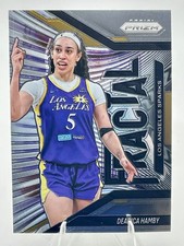 2025 Panini Prizm WNBA Dearica Hamby Fractal Insert #7 Los Angeles Sparks