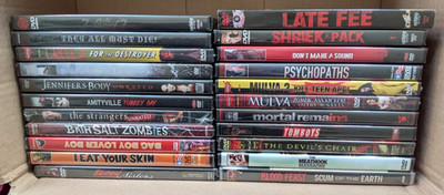 22 Cult Horror Gore DVD Mortal Remains Blood Feast Meathook Massacre NEW
