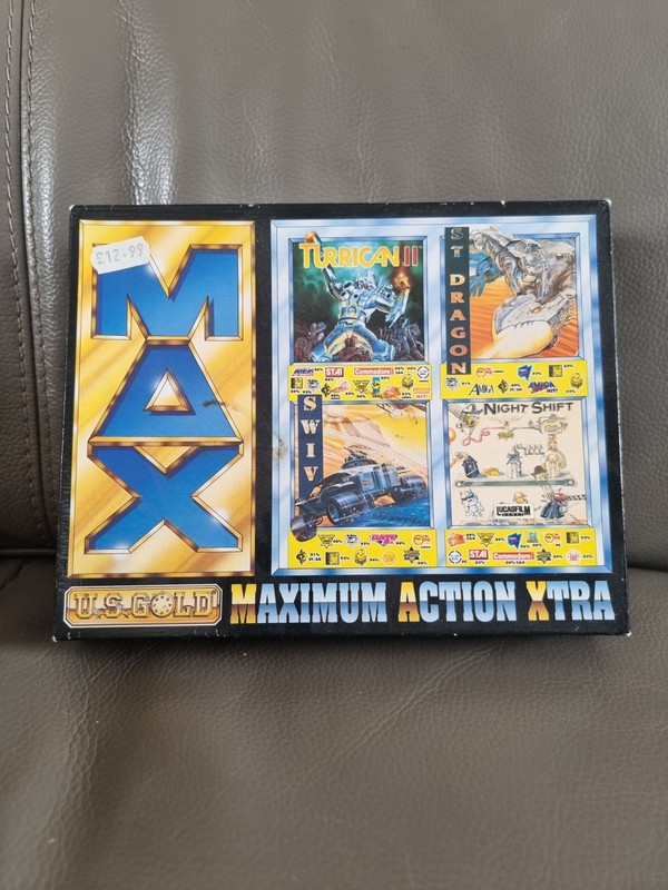 MAX Commodore Amiga Turrican II Swiv ST Dragon Night Shift