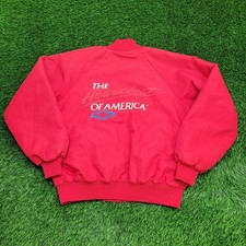 Vintage 80s Chevy Truck Jacket Xl 23x25 Red
