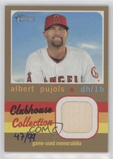 2020 Topps Heritage Clubhouse Collection Relics Gold 47/99 Albert Pujols 2d7