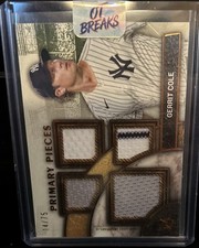 2025 Topps Museum Garrett Cole Primary Pieces Quad Relic #14/75 Yankees