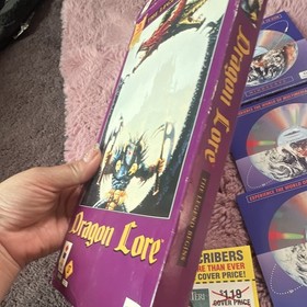 Dragon Lore Panasonic 3DO Complete CIB 3 Discs Long Box Manual Inserts Mindscape