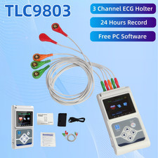 Macchina registrabile 3 canali sistema dinamico ECG Holter TLC9803 software PC gratuito