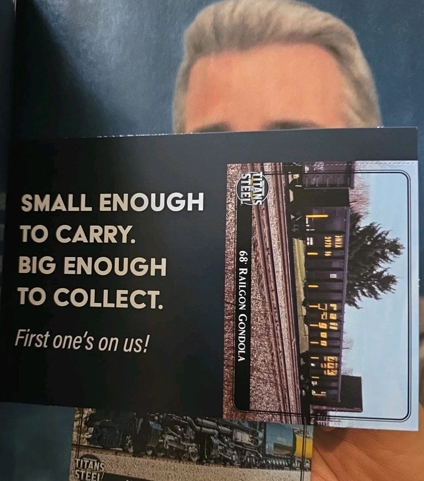 Model Railroader Magazine Get Ready For Modeling Season Railroad Trading Card  - Image 2 of 2