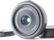 Canon EF-S 24mm F/2.8 STM w/Caps Prime Wide Angle Lens Exc USED In JAPAN
