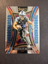 2024 Panini Select #25 Amon-Ra St. Brown Turbocharged