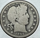 1895 O Barber Half Dollar Silver Coin Good - Low Mintage! Only 1,766,000 Minted!