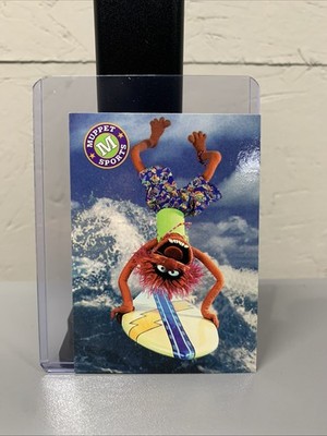 Jb100b Jim Henson's The Muppet Art 1993 Cardz #20 Surfin Like An Animal