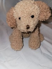 Cuddle Zone Target Russ Plush Brown Puppy Mini Small Sitting beanbag 5"