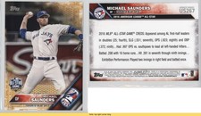2016 Update All-Star Topps.com Online Exclusive 5x7 Gold /10 Michael Saunders