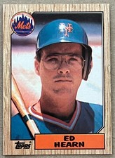 ungraded Ed Hearn #433 [Rookie] 1987 Topps baseball card