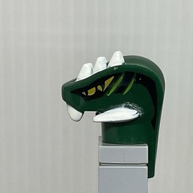 LEGO Ninjago Rise of the Snakes Minifigure Part Head Only Acidicus 9450