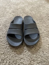OOFOS Sport Recovery Slide Sandal - Grey - M 12 / W 14 / EUR 45