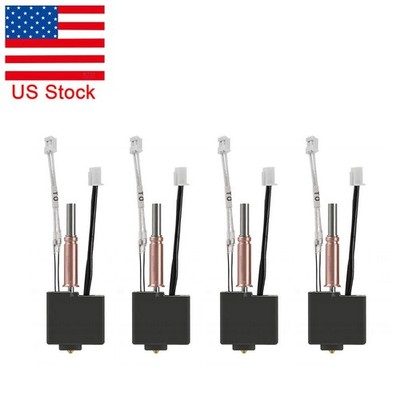 3D Printer For Anycubic Kobra 3 Hotend Kit Extruder Head 0.4mm Brass Nozzle US