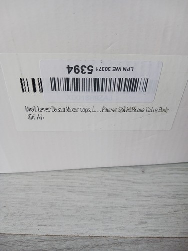 Dial Lever Basin Mixer Tap Chrome Hot And Cold Faucet Solid Brass Body - Picture 19 of 21